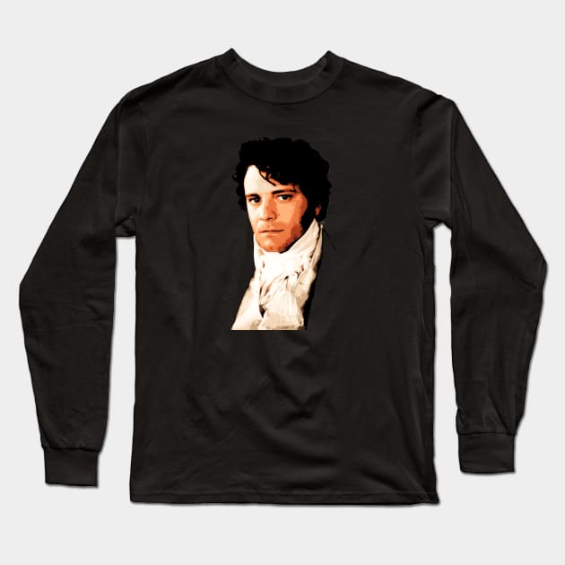 Mr Darcy - Pride and Prejudice Long Sleeve T-Shirt by FanitsaArt